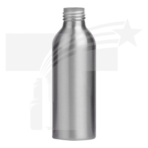 Botella de Aluminio 150 ml R-24/410 plata mate AL-150